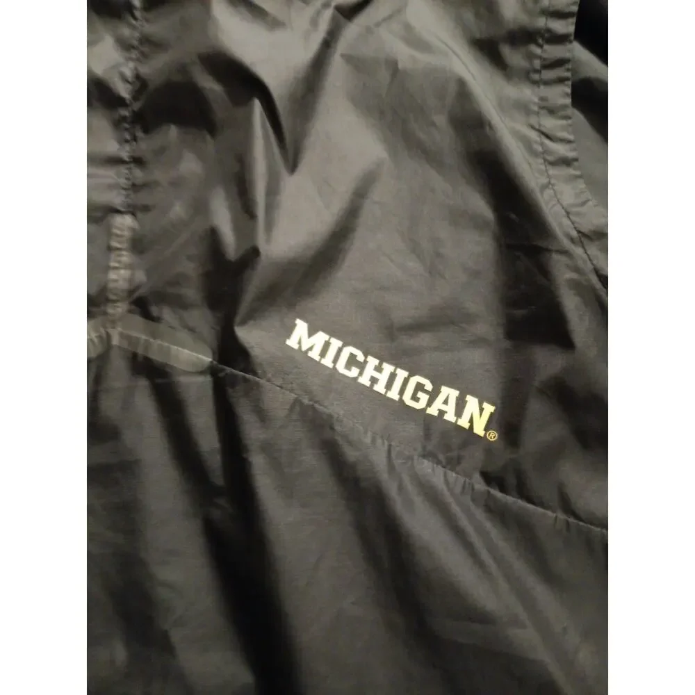 Nike Michigan Wolverines 1/4 Zip Windbreaker Jacket Mens Medium